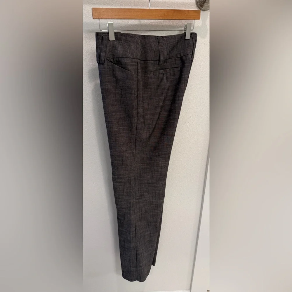 Tracy Evans Limited - Charcoal Gray Boot-Cut Dress Pants - Picture 4 of 15